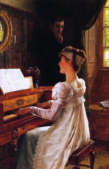 Edmund Blair Leighton Painting oil painting image